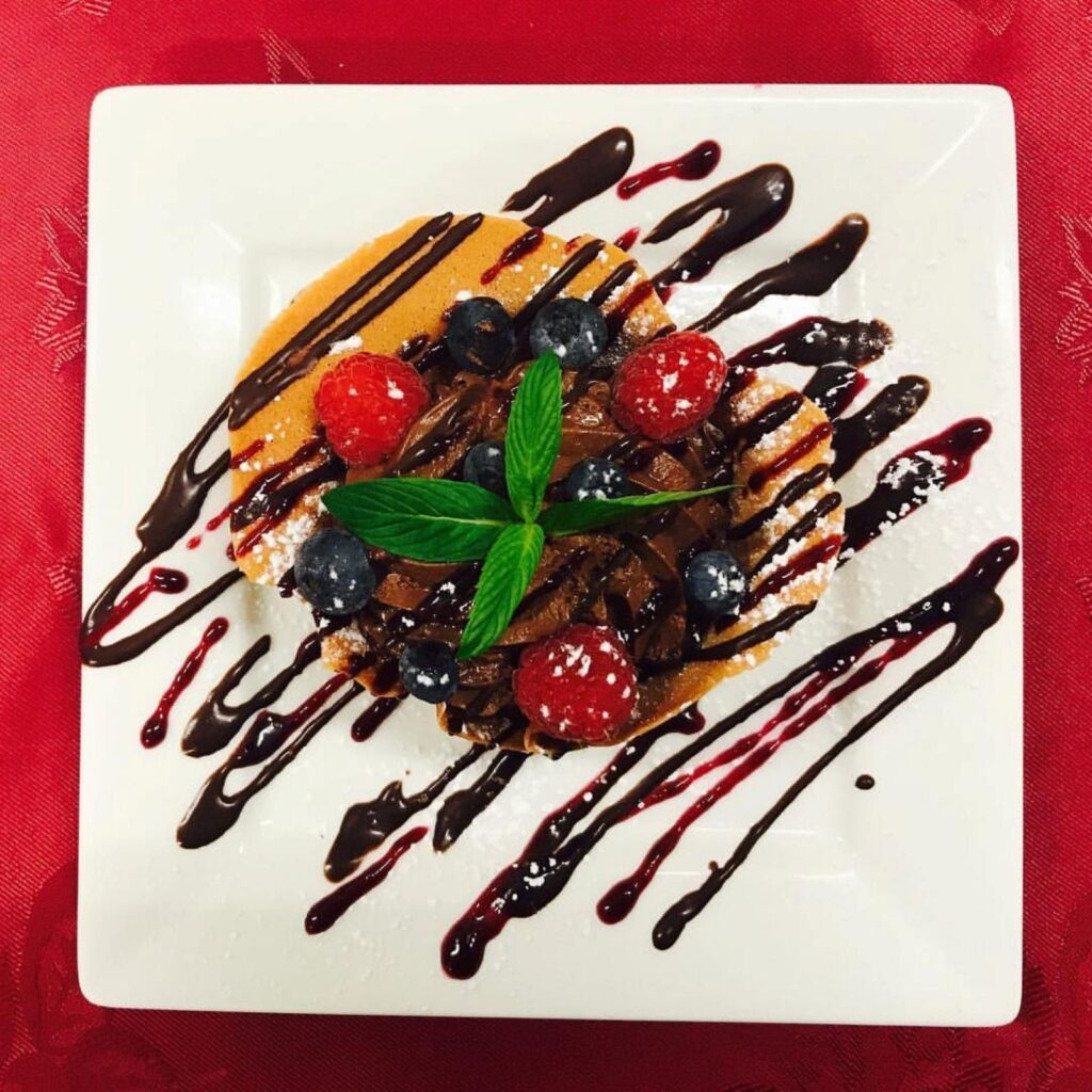 Desert at branches