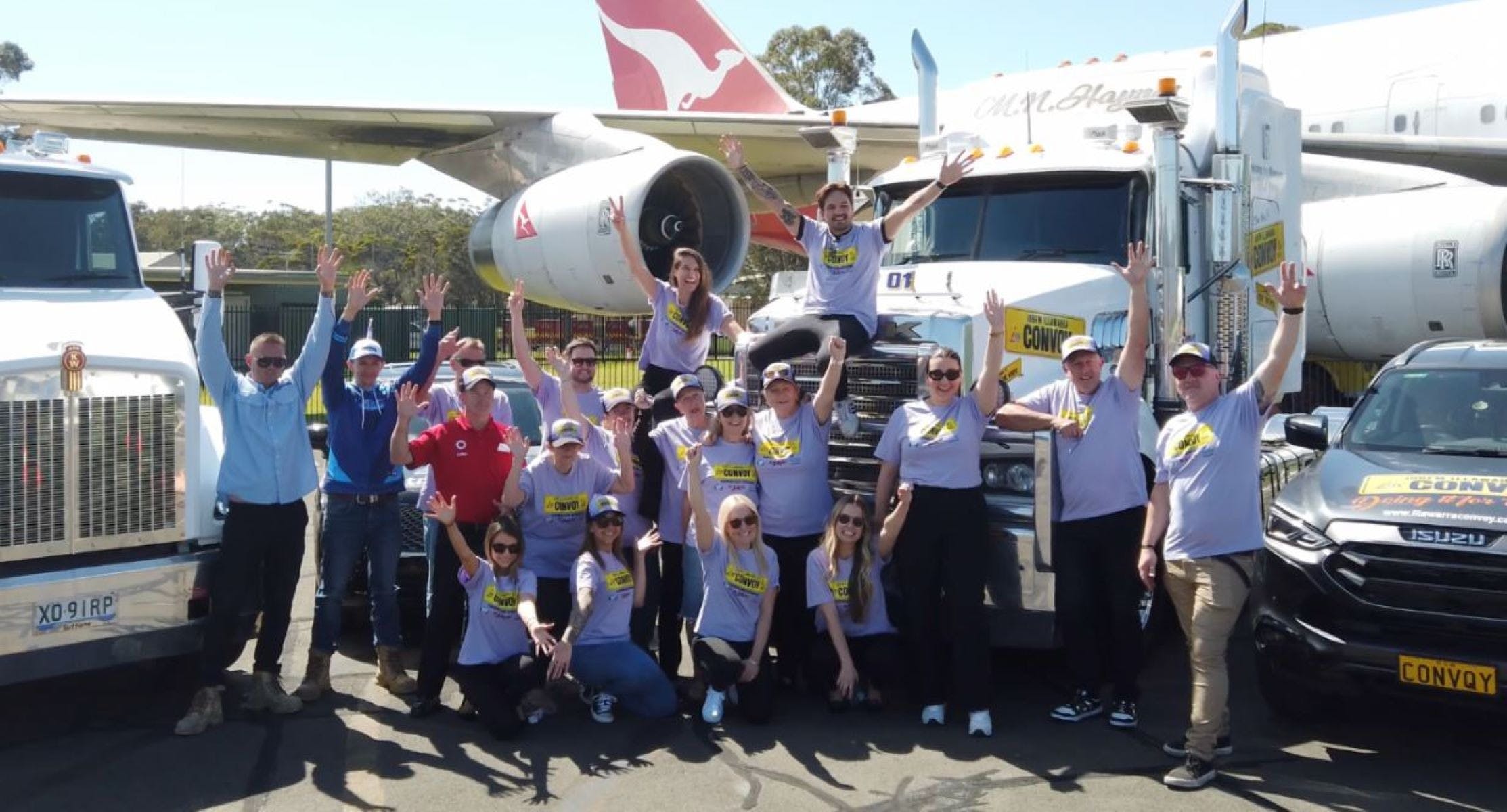 Illawarra convoy- Shellharbour Airport