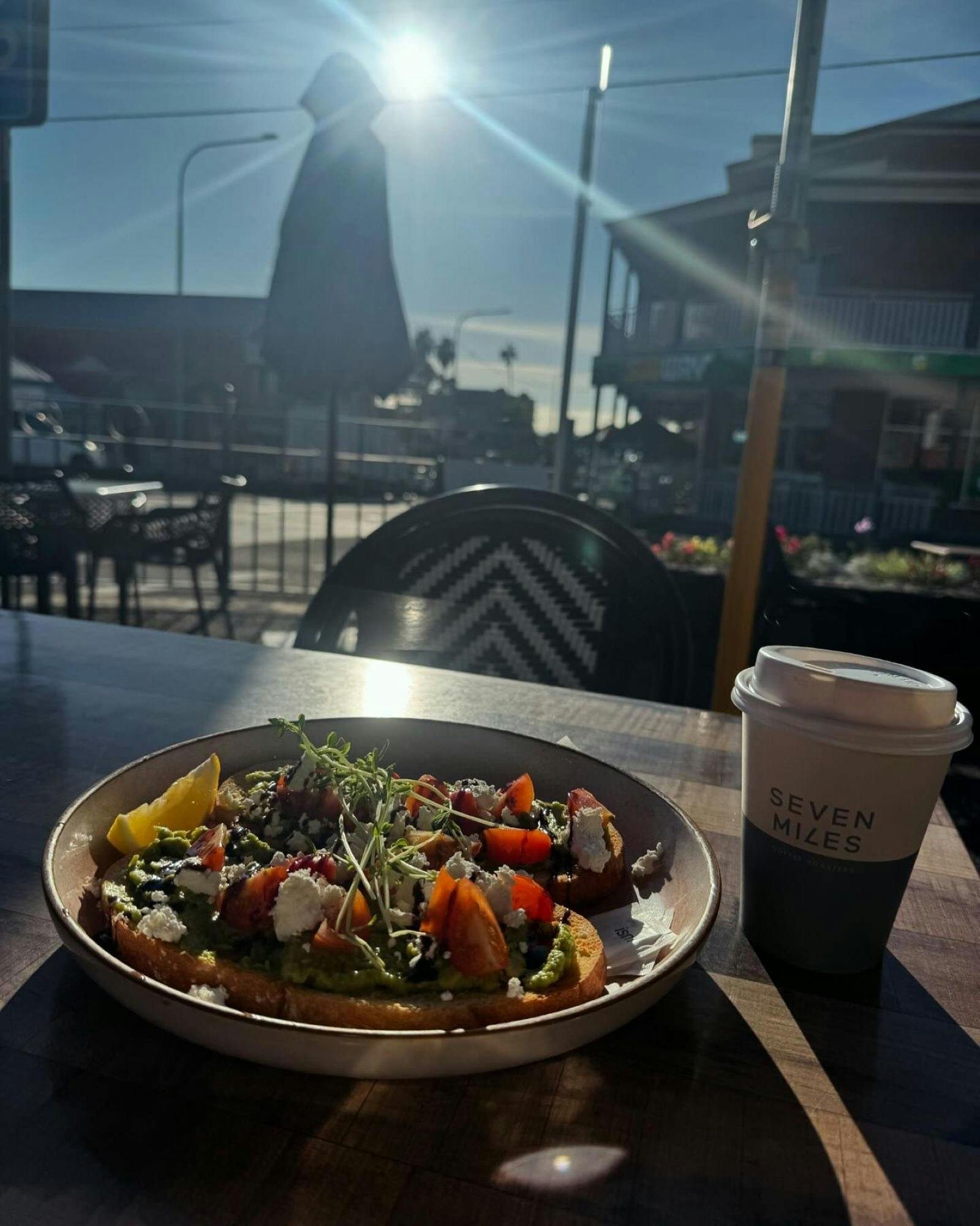 Lou's Place Cafe - breaky with a view