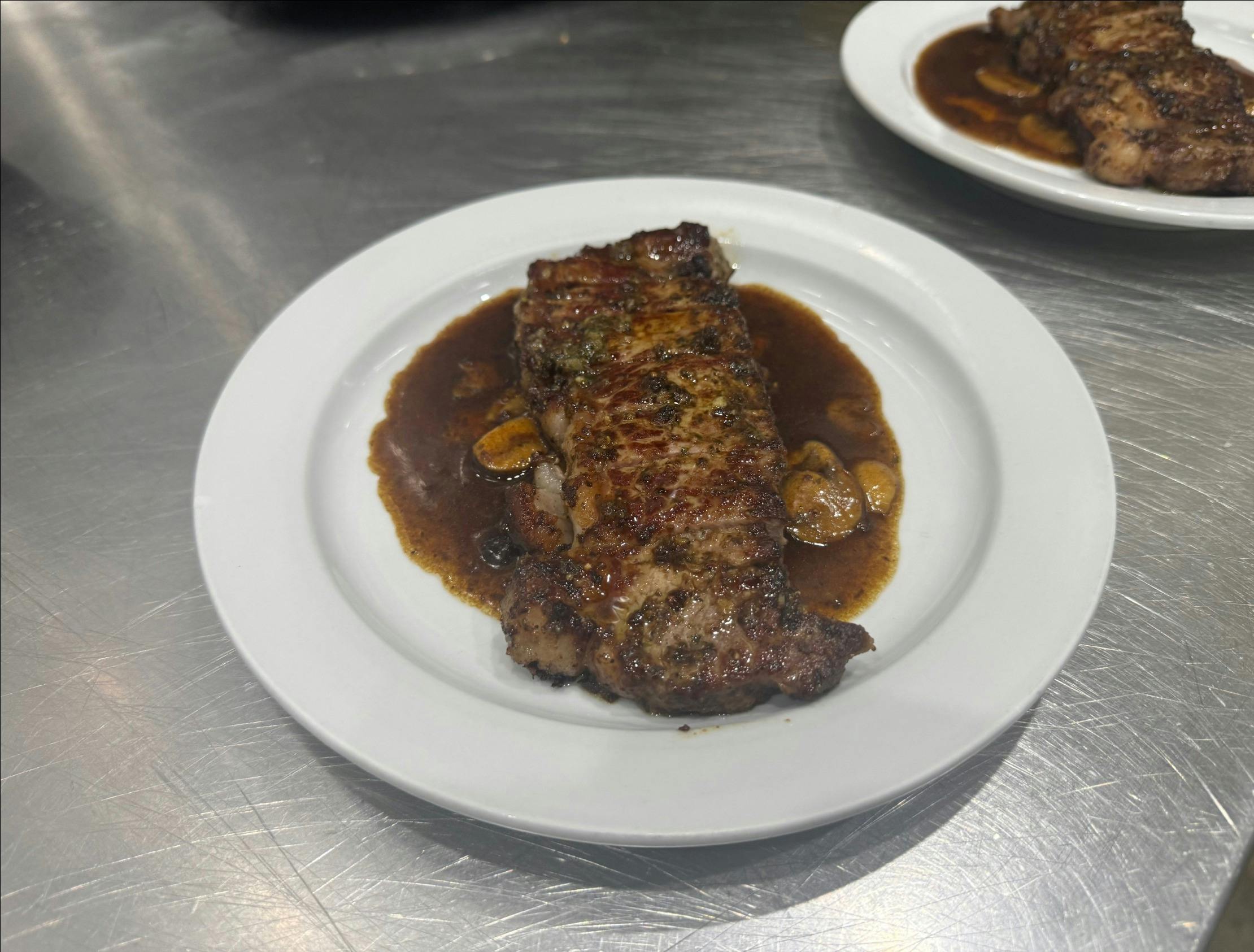 Steaks at Vode Cafe