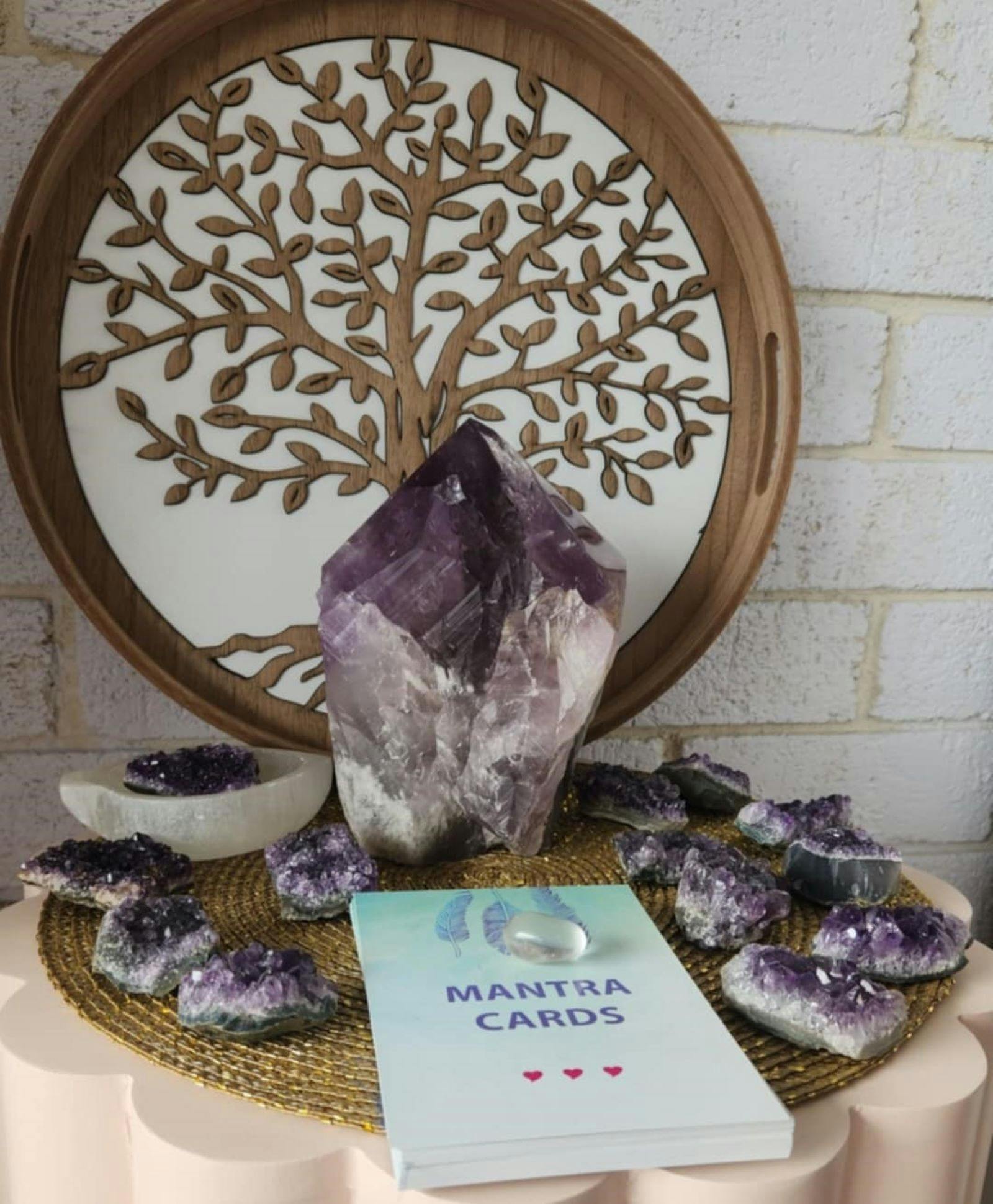 Crystals at Tranquility in a Jar @Rainbow Healing Rooms