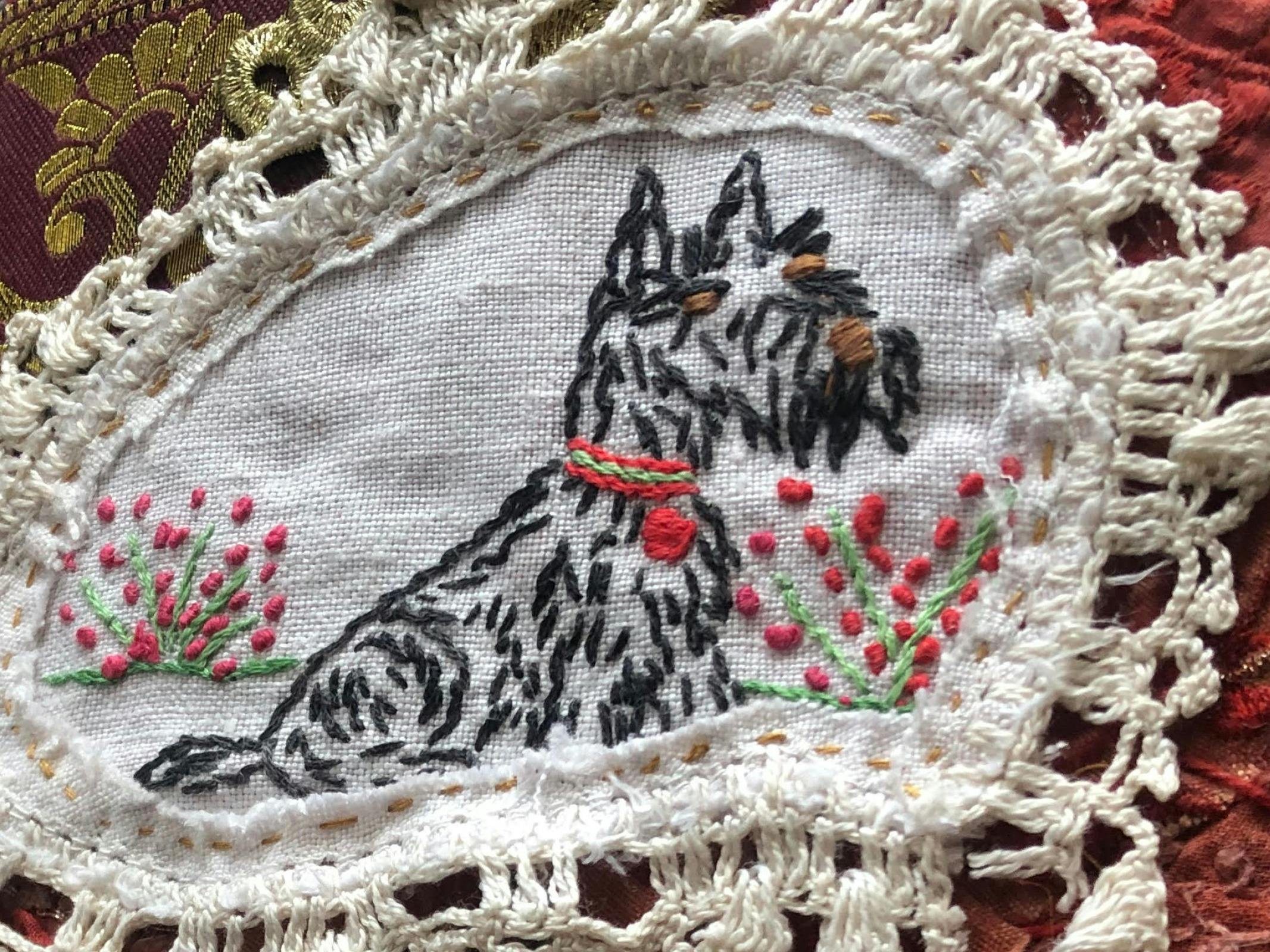 Slow Stitching with Vintage Fabrics