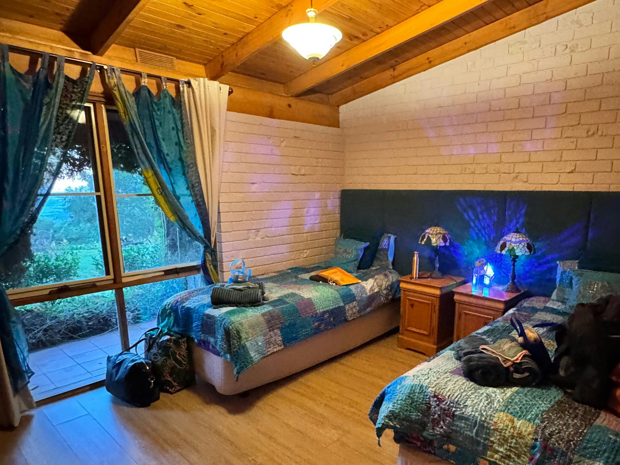 sleeping rooms