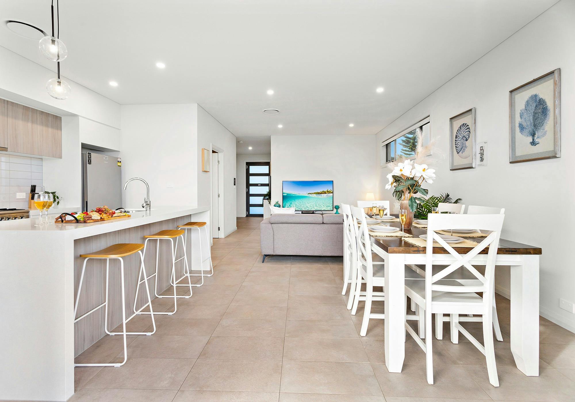 Kitchen and dining room