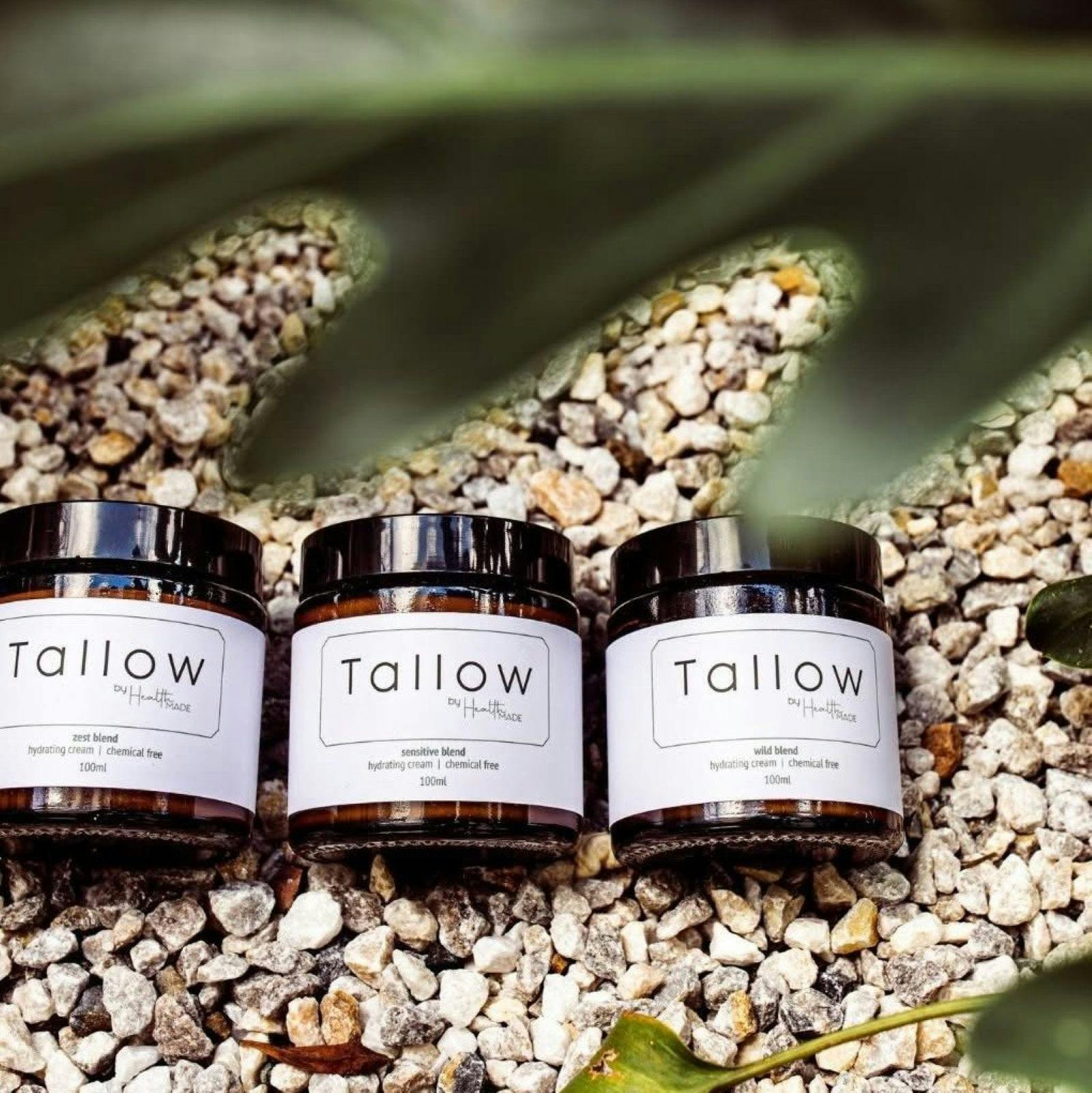 Three Jars of Tallow cream