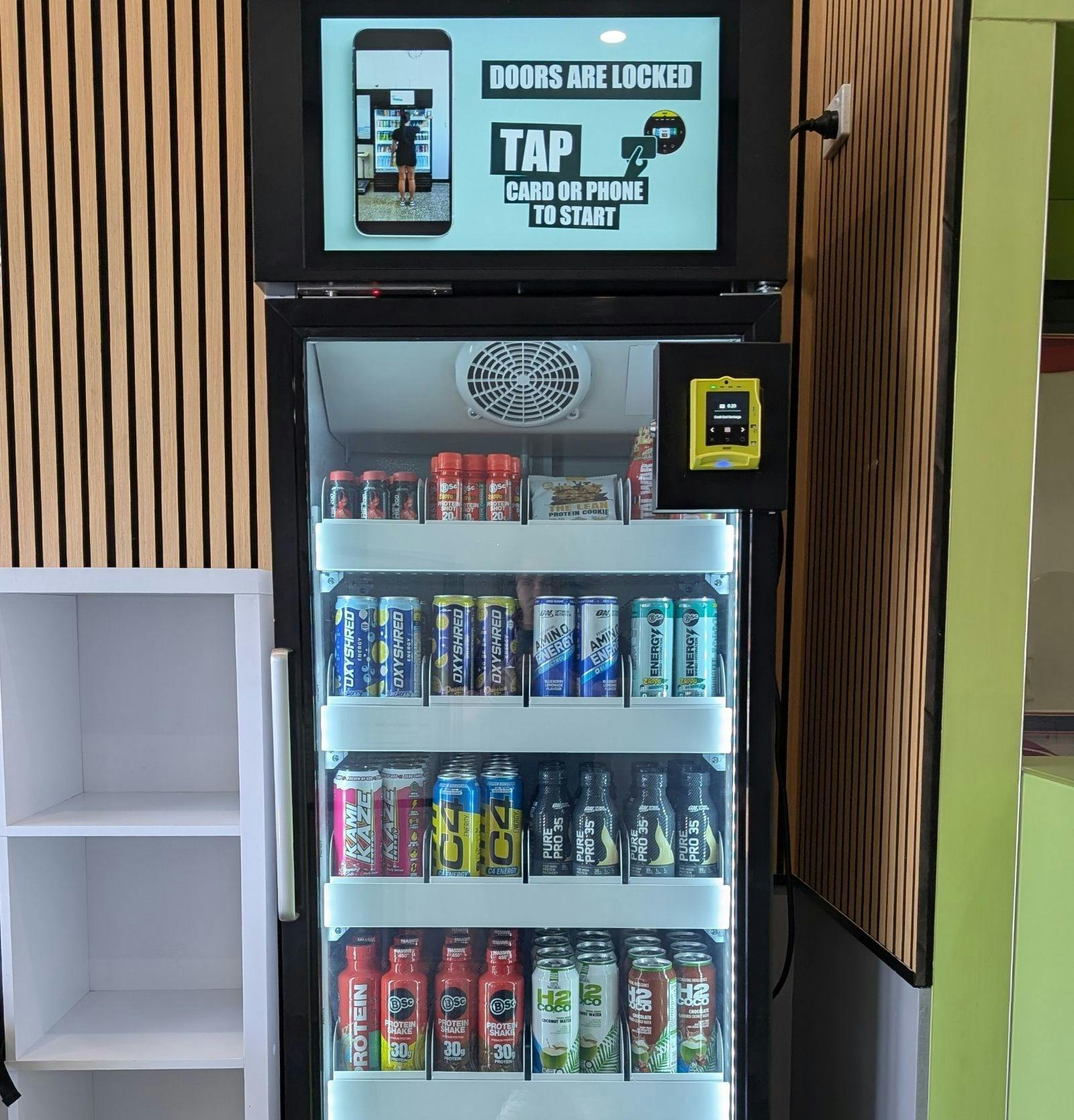 Village Fitness Express new Health on Tap AI drinks machine