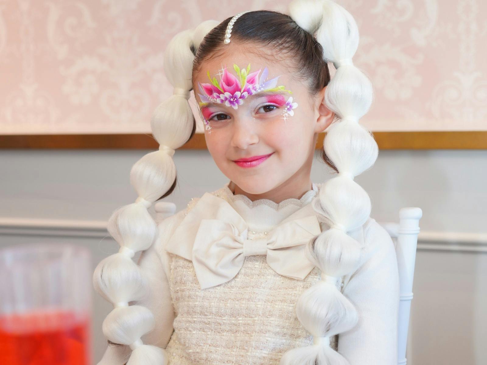 Girl with hair braids