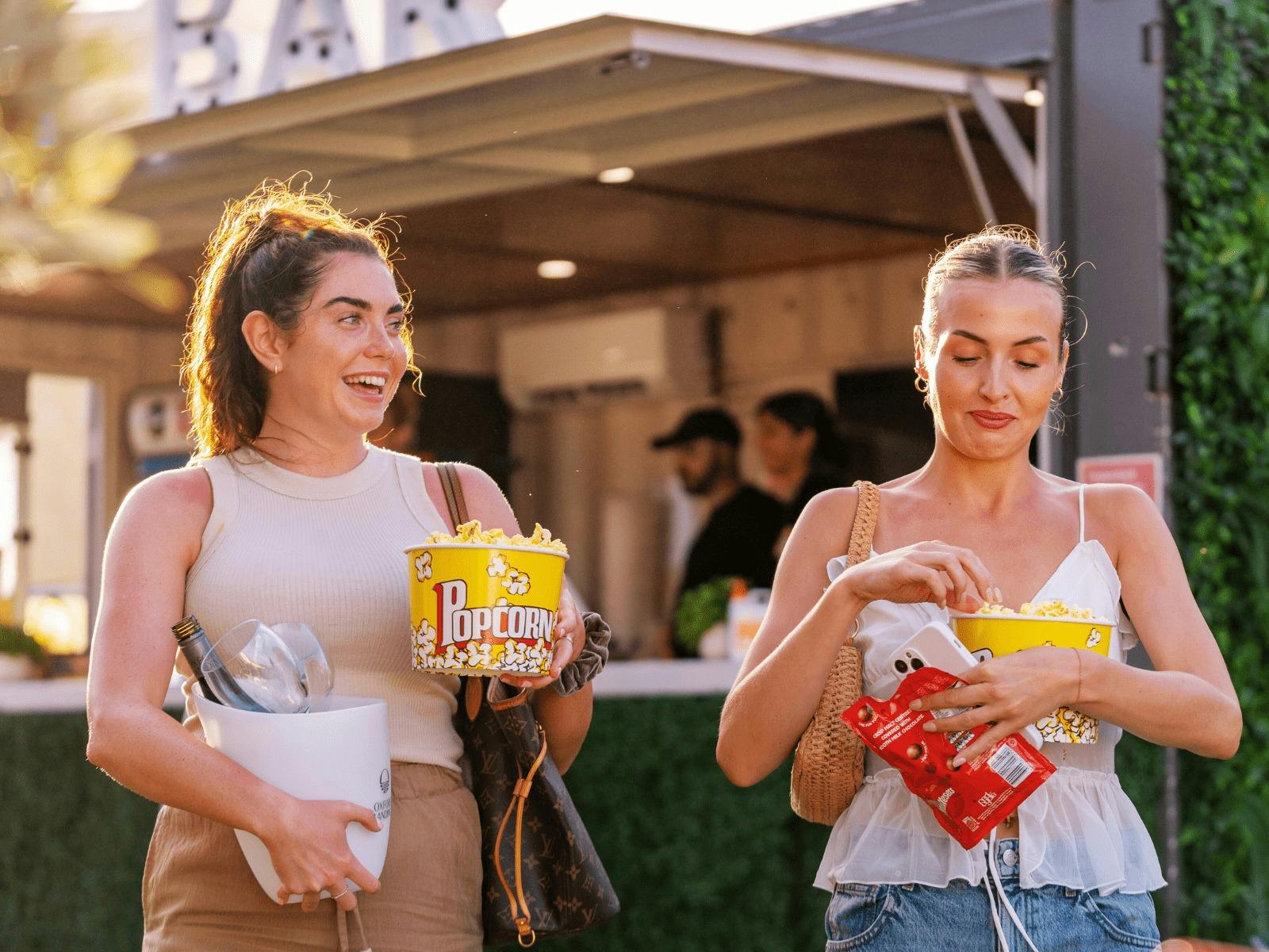 sunset cinema, outdoor cinema, openair cinema, movies, Wollongong, fever-tree cinema