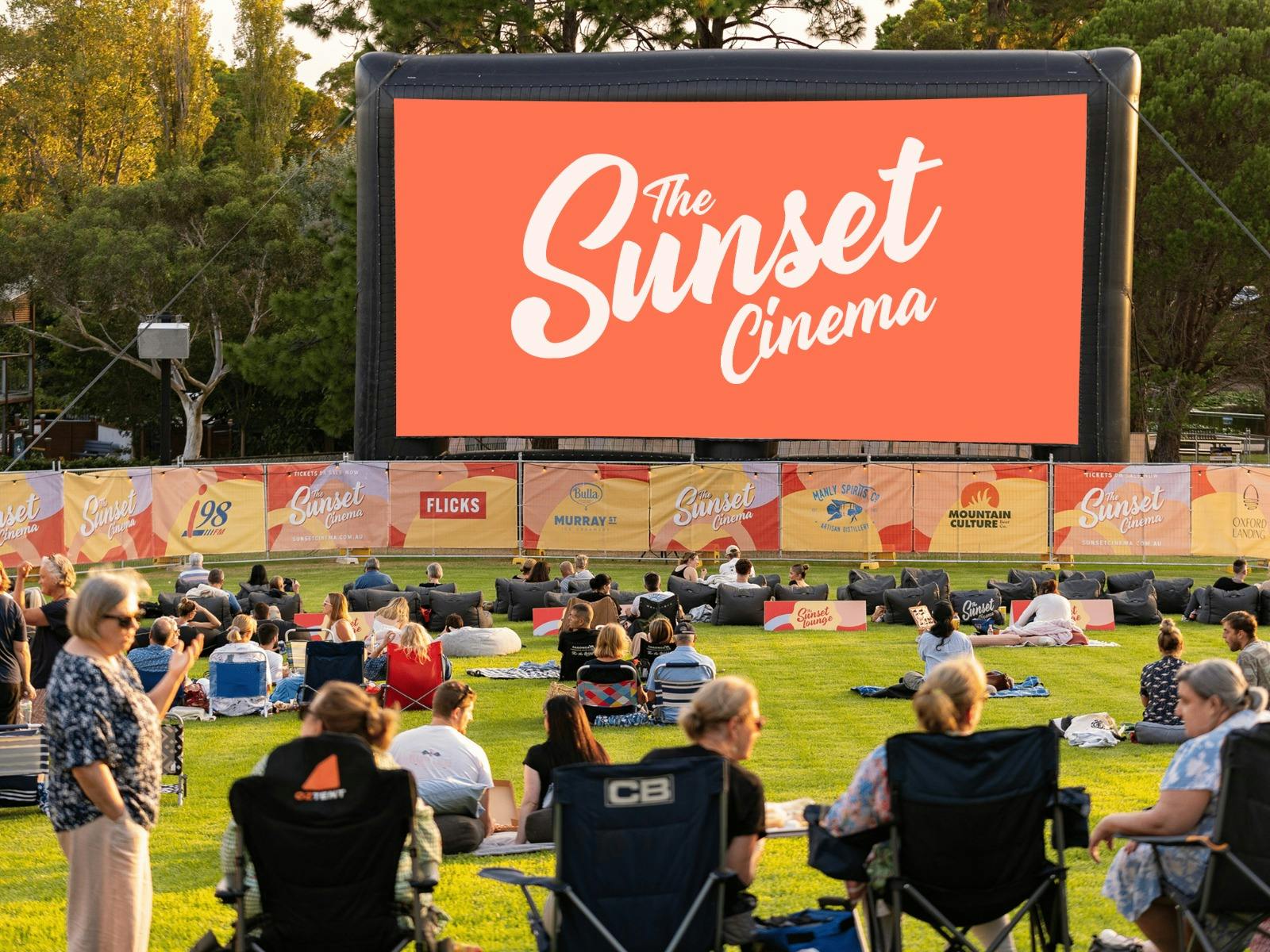 sunset cinema, outdoor cinema, openair cinema, movies, Canberra, Australian National Botanic Gardens