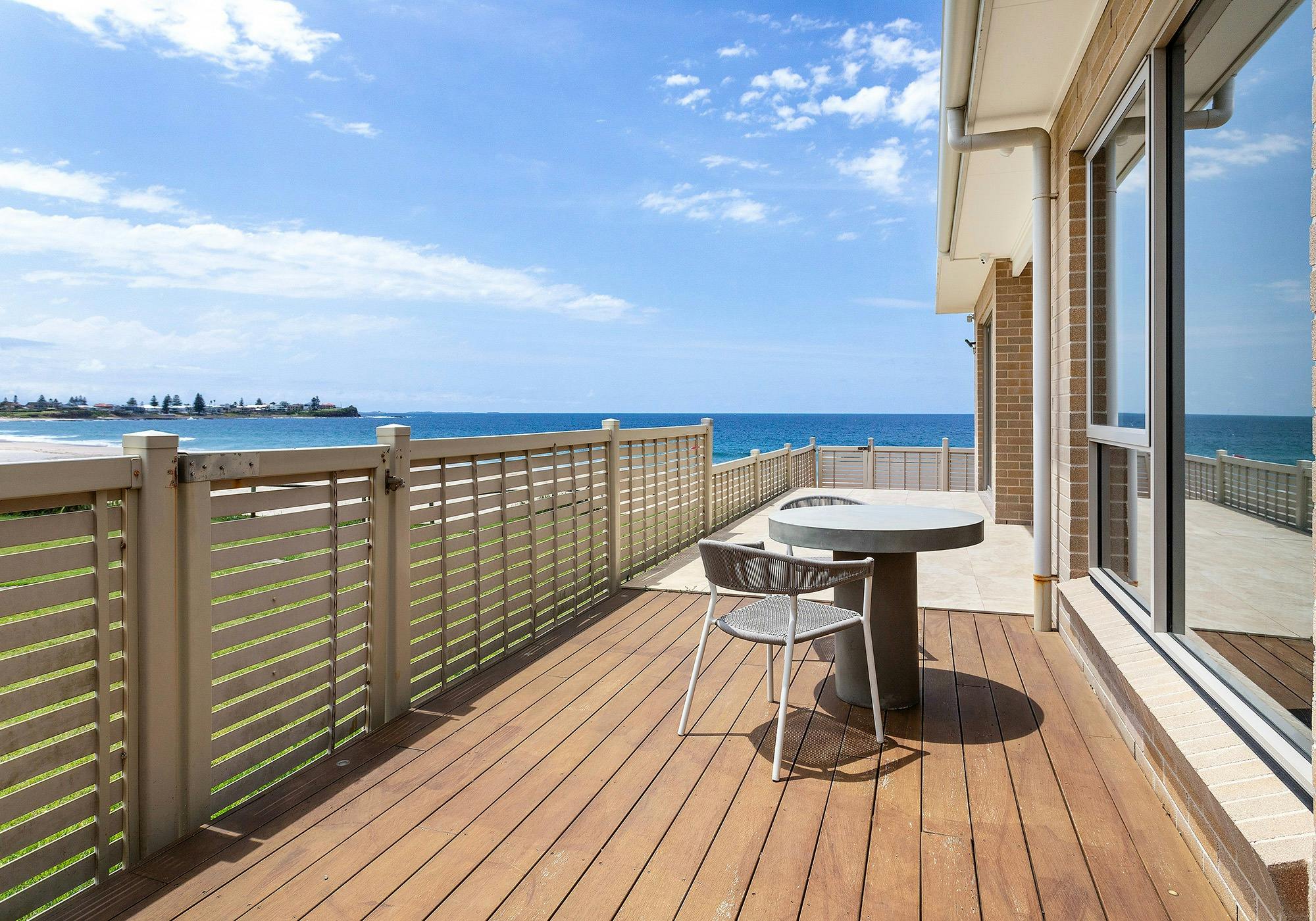 downstairs deck