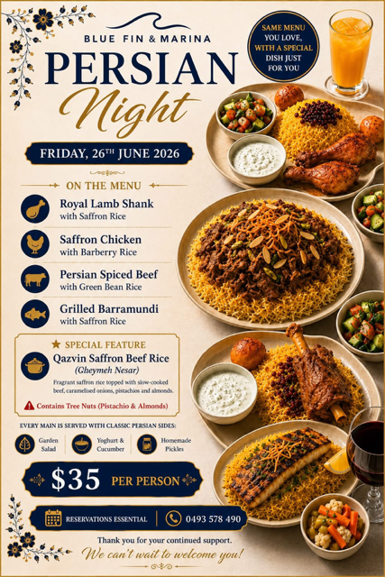 Persian Menu