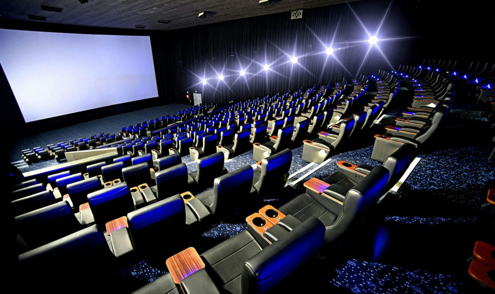 Event Cinemas rows of seats.