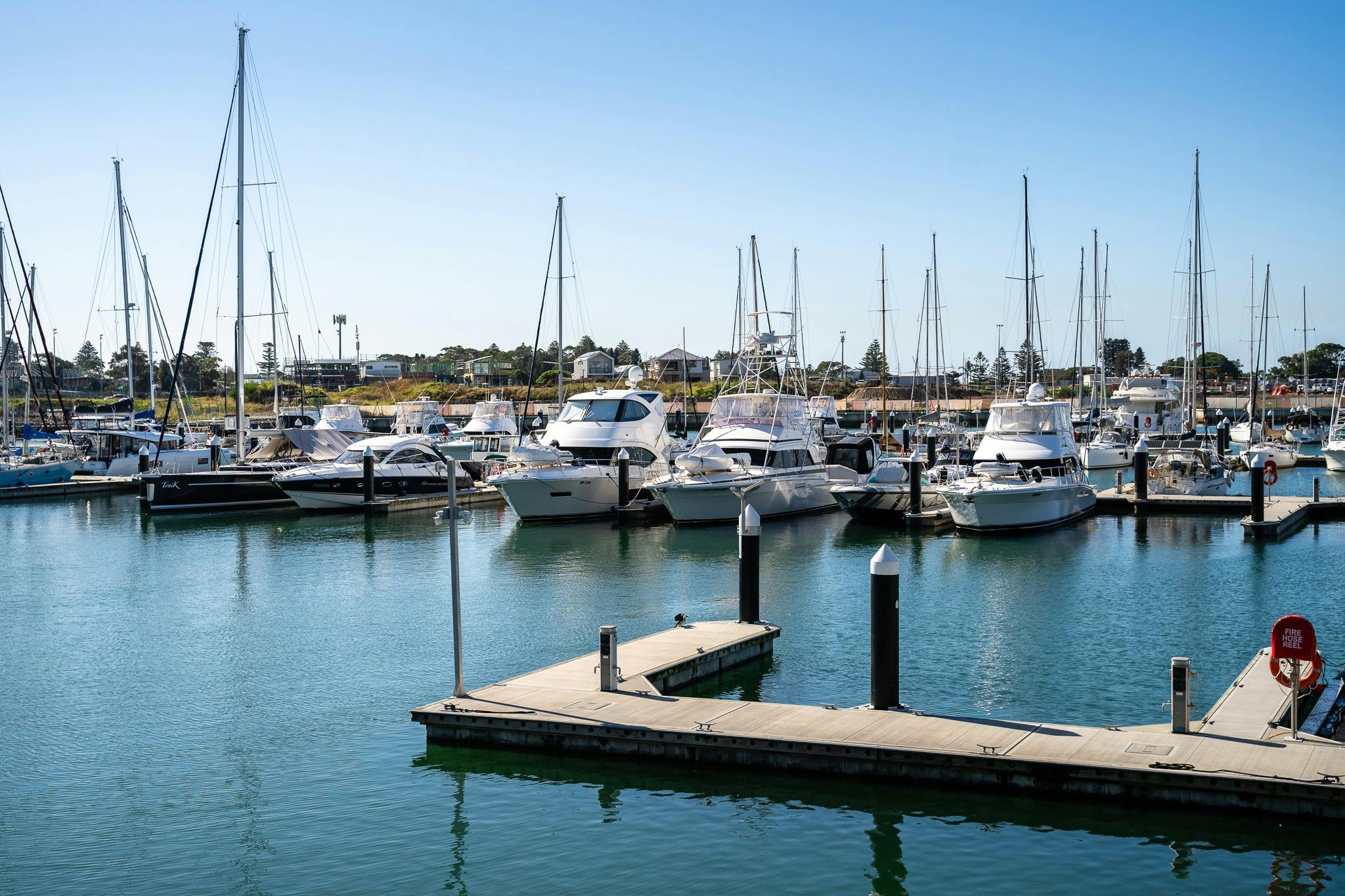 Outlook over harbour