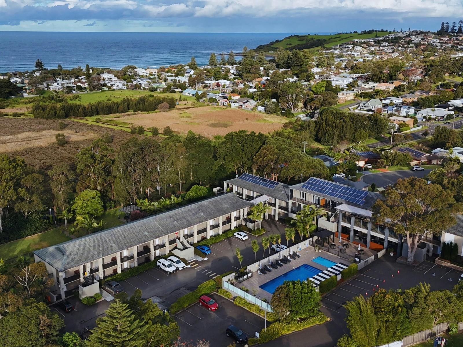 Aerial view of Mercure Gerringong Resort