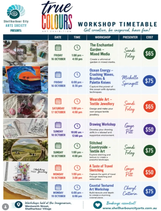 True colours Itinerary